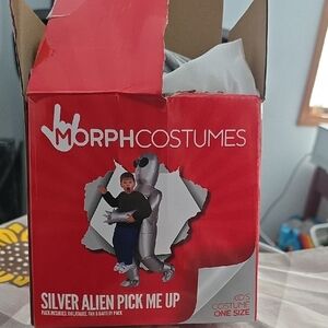 Silver Alien Pick Me Up Kids Costume